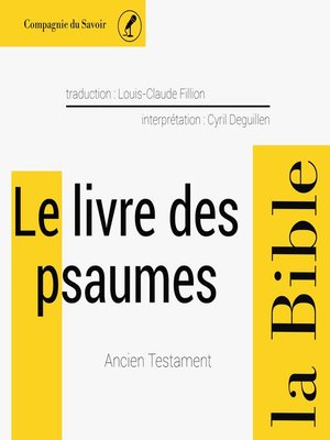 cover image of Le livre des Psaumes